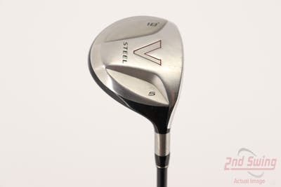 TaylorMade V Steel Fairway Wood 5 Wood 5W 18° TM M.A.S.2 Graphite Stiff Right Handed 42.75in