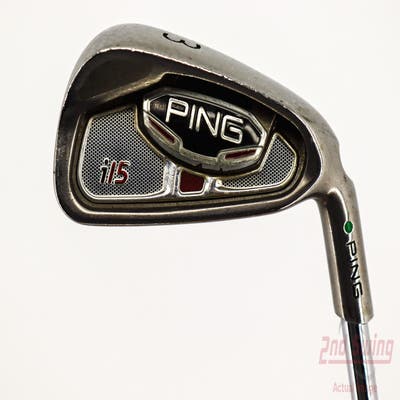 Ping i15 Single Iron 3 Iron Ping AWT Steel Stiff Right Handed Green Dot 40.0in