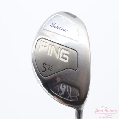 Ping Serene Fairway Wood 5 Wood 5W 22° Ping ULT 210 Ladies Ultra Lite Graphite Ladies Right Handed 41.0in