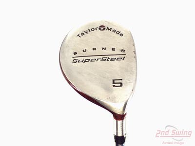 TaylorMade Supersteel Fairway Wood 5 Wood 5W Stock Steel Shaft Graphite Regular Right Handed 41.75in