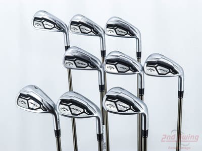 Callaway Apex CF16 Iron Set 4-PW GW SW UST Mamiya Recoil 760 ES Graphite Regular Right Handed