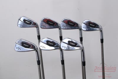 Callaway Rogue ST Pro Iron Set 5-PW AW Aerotech SteelFiber fc115cw Graphite Stiff Right Handed 38.0in