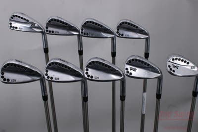PXG 0311 Chrome Iron Set 4-PW GW SW Aerotech SteelFiber i110cw Graphite Stiff Right Handed 38.25in