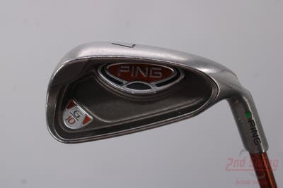 Ping G10 Single Iron 7 Iron Ping TFC 129I Graphite Senior Right Handed Green Dot 36.75in