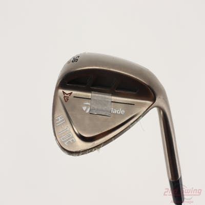TaylorMade Milled Grind HI-TOE Wedge Lob LW 58° 7 Deg Bounce Stock Steel Shaft Steel Wedge Flex Right Handed 35.0in