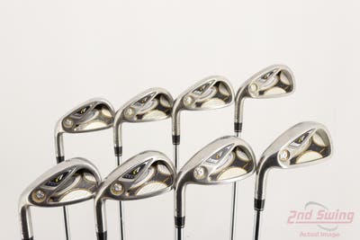 TaylorMade R7 Draw Iron Set 3-PW TM T-Step 90 Steel Regular Left Handed +1/4"