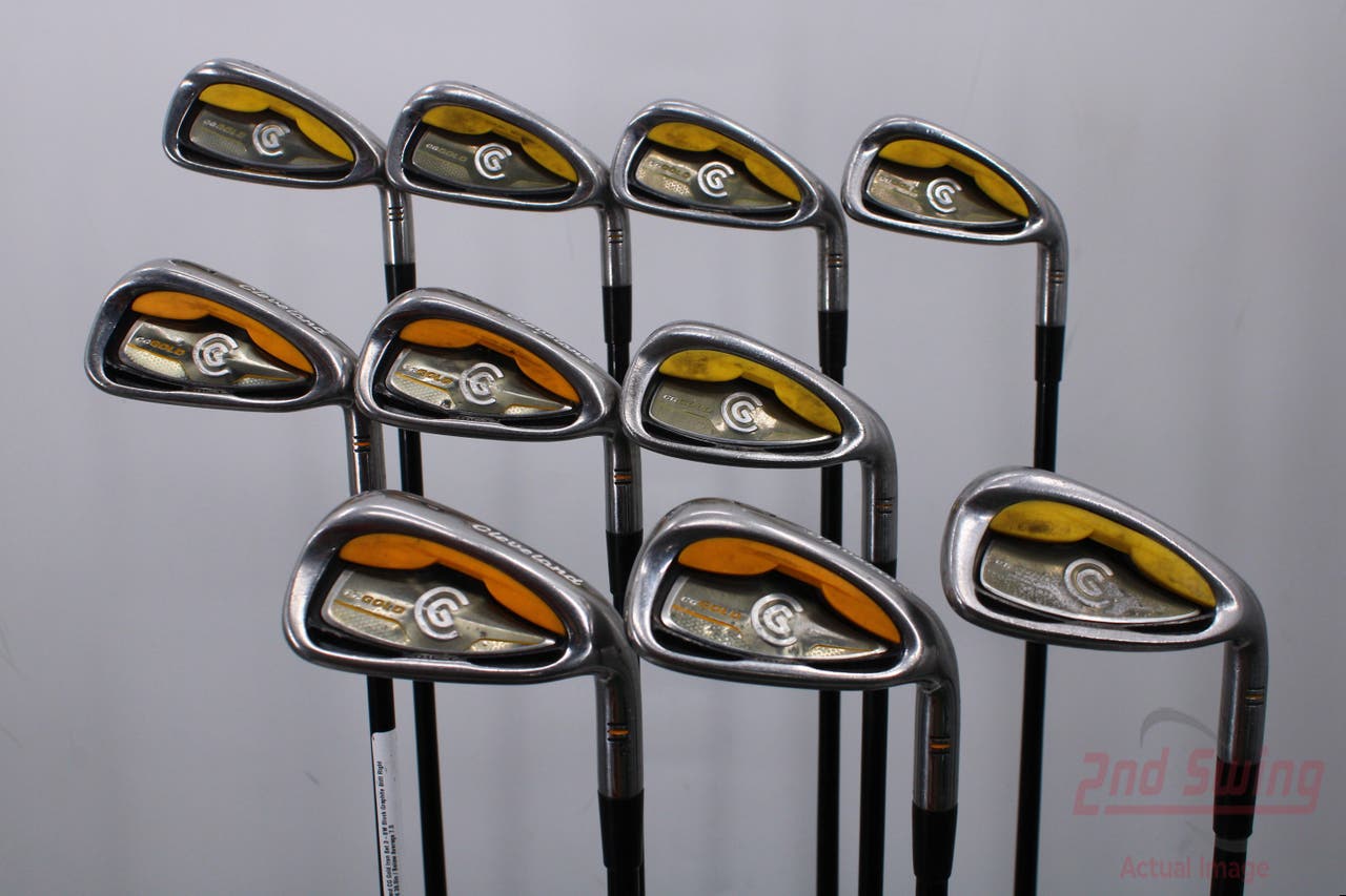 Cleveland CG Gold Iron Set 3-SW Stock Graphite Stiff Right Handed 38.0in