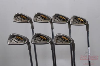 Ping i3 Blade Iron Set 4-PW Ping JZ Steel Stiff Right Handed Green Dot 37.0in