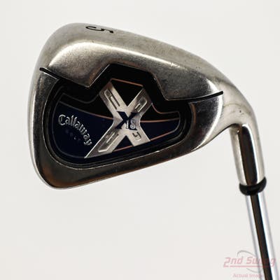 Callaway X-18 Single Iron 5 Iron Callaway Stock Steel Steel Uniflex Right Handed 38.0in