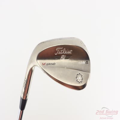 Titleist Vokey SM6 Steel Grey Wedge Lob LW 58° 8 Deg Bounce M Grind SM6 BV Steel Wedge Flex Left Handed 35.75in
