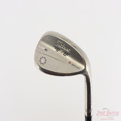 Titleist Vokey SM6 Raw Limited Edition Wedge Lob LW 58° Titleist Vokey BV Steel Wedge Flex Right Handed 35.25in