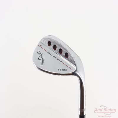 Callaway Mack Daddy 4 Chrome Wedge Lob LW 58° 12 Deg Bounce X Grind Dynamic Gold XP S300 Steel Stiff Right Handed 35.5in