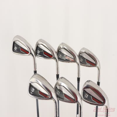 Wilson Staff Dynapwr Iron Set 5-GW UST Recoil Dart HB 65 IP Blue Graphite Stiff Right Handed STD