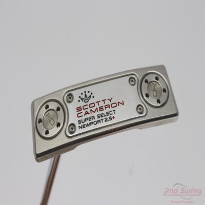 Titleist Scotty Cameron Super Select Newport 2.5 Plus Putter Steel Left Handed 33.5in