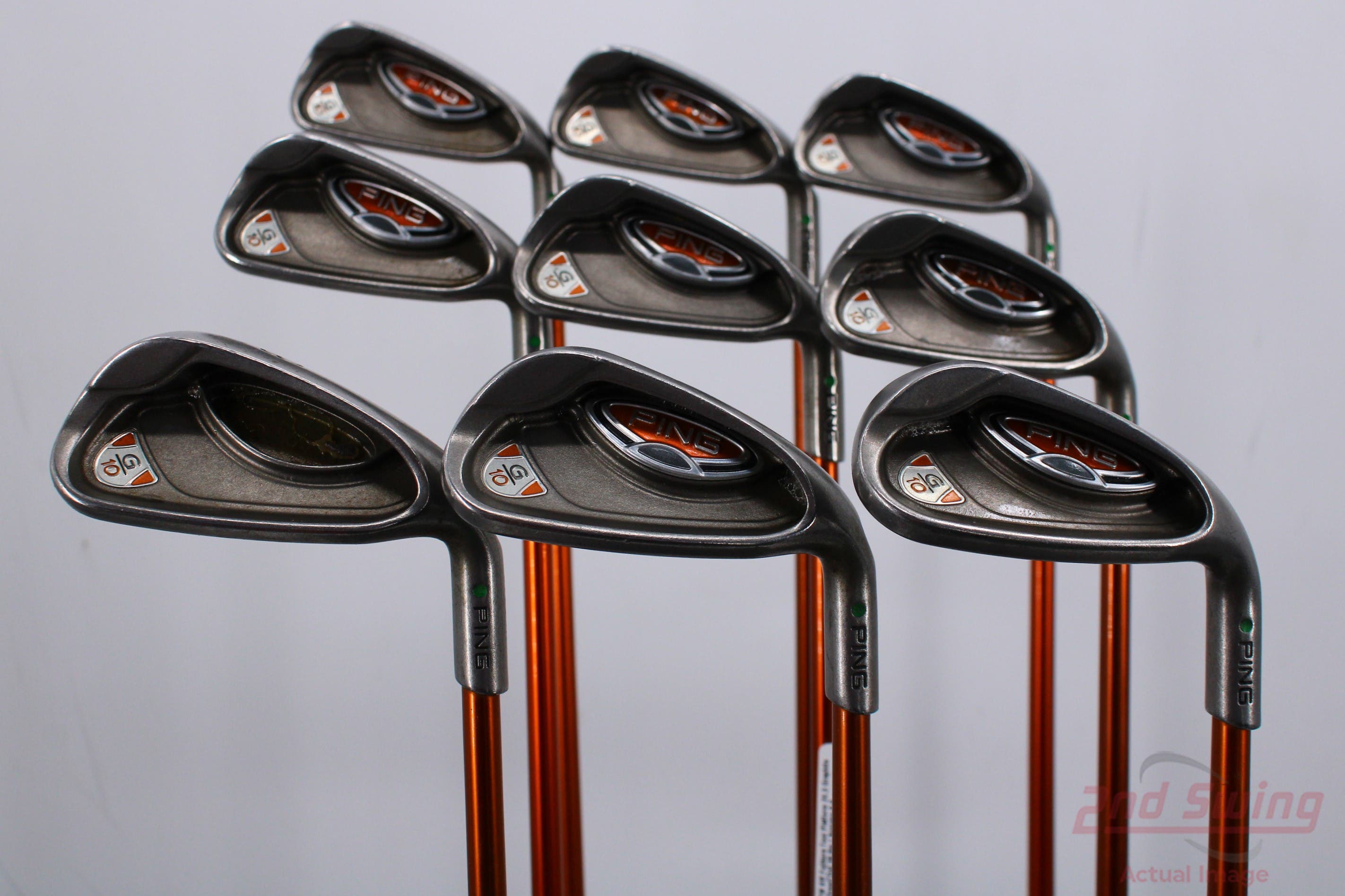 Ping G10 Iron Set 3PW SW Fujikura Tour Platform 26.3 Graphite Regular