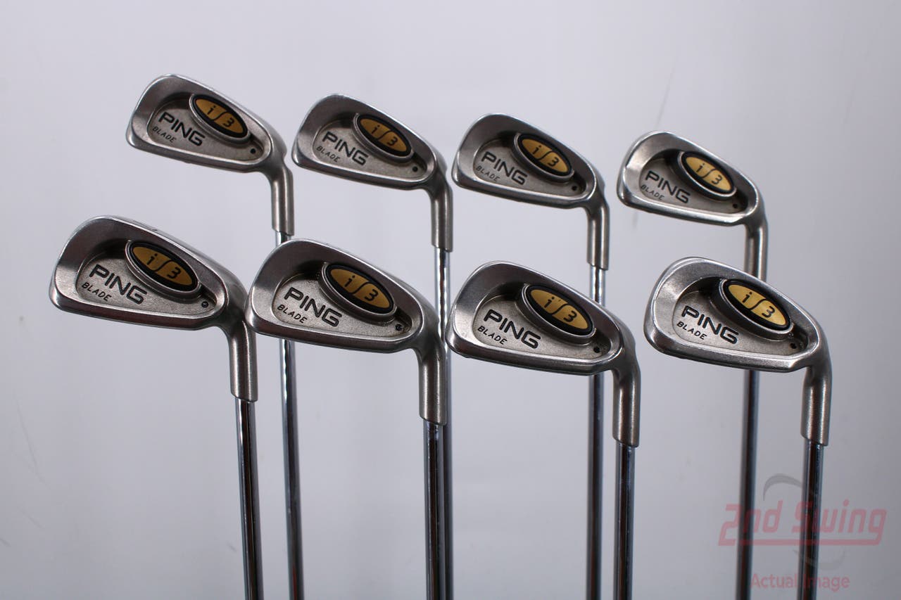 Ping i3 Blade Iron Set 3-PW Stock Steel Regular Right Handed Black Dot 38.0in
