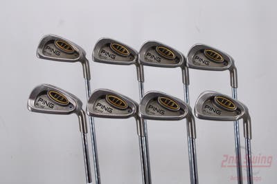 Ping i3 Blade Iron Set 3-PW Project X Rifle Steel Stiff Right Handed Blue Dot 38.0in
