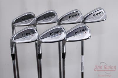 Cobra 2020 KING Forged Tec One Iron Set 4-PW FST KBS Tour $-Taper Steel X-Stiff Left Handed 37.5in