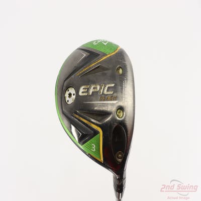 Callaway EPIC Flash Fairway Wood 3 Wood 3W 15° Project X EvenFlow Green 55 Graphite X-Stiff Right Handed 43.0in