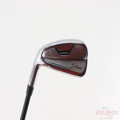 Titleist U-505 Utility Iron 3 Utility Project X HZRDUS Smoke Black RDX 80 Graphite Stiff Left Handed 39.5in
