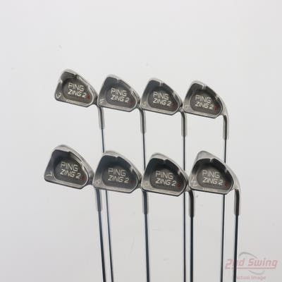Ping Zing 2 Iron Set 3-PW Ping JZ Steel Stiff Right Handed Red dot +1/4"