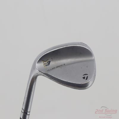TaylorMade Milled Grind 3 Raw Chrome Wedge Sand SW 56° 12 Deg Bounce SB Dynamic Gold Tour Issue S200 Steel Wedge Flex Left Handed 35.25in