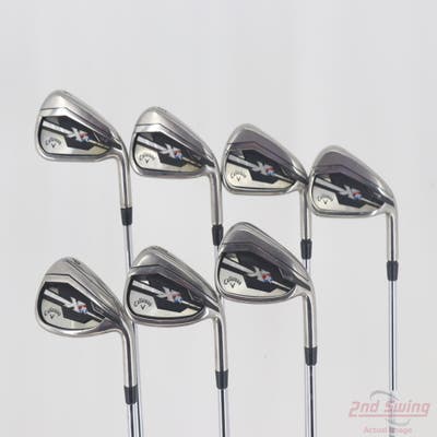 Callaway Steelhead XR Iron Set 4-PW True Temper Speed Step 80 Steel Stiff Right Handed -1/2"