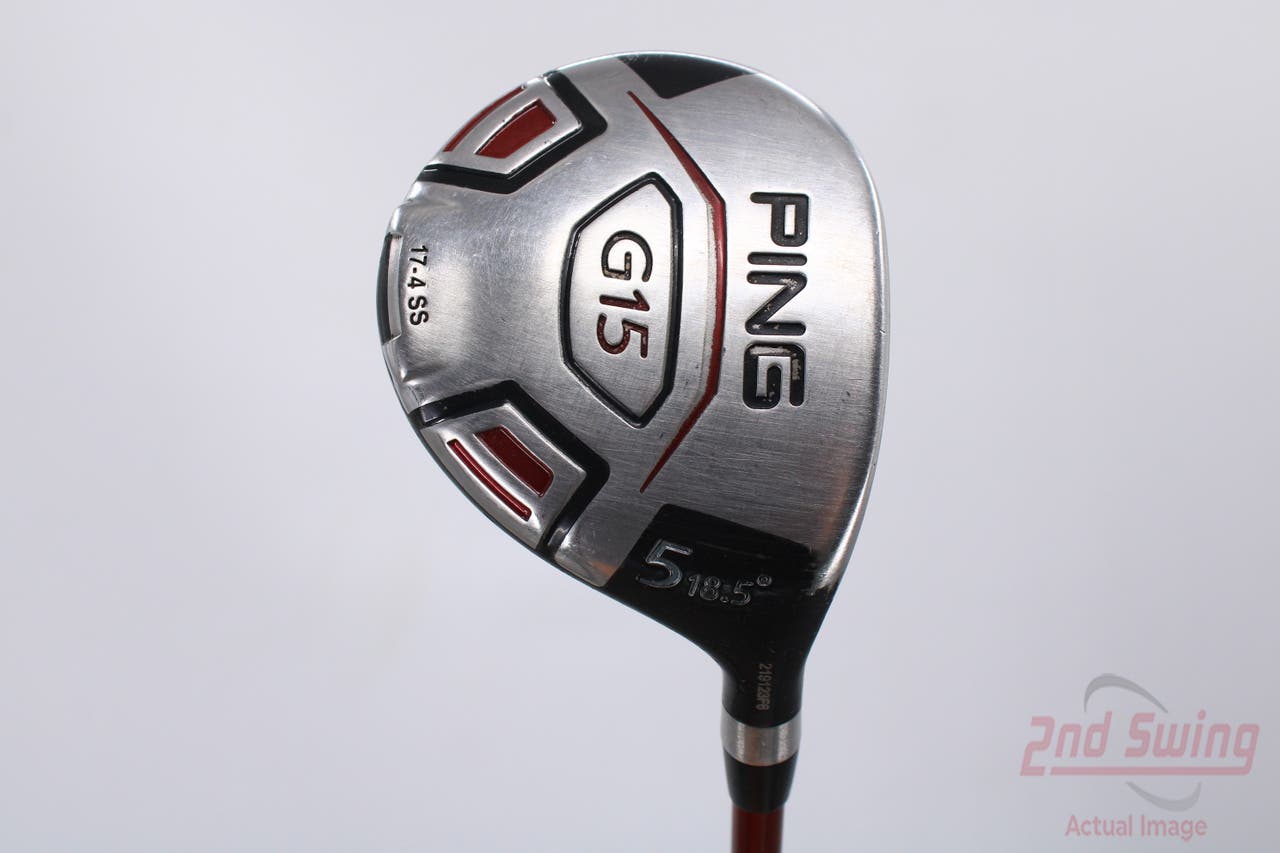 Ping G15 Fairway Wood 5 Wood 5W 18.5° Ping TFC 149F Graphite Stiff Right Handed 42.25in