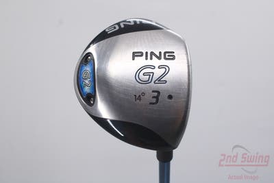 Ping G2 Fairway Wood 3 Wood 3W 14° HZRDUS Smoke Blue RDX PVD 70 Graphite Tour X-Stiff Right Handed 44.0in