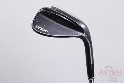 Cleveland RTX 4 Black Satin Wedge Sand SW 56° 10 Deg Bounce Dynamic Gold Tour Issue S400 Steel Stiff Right Handed 35.25in