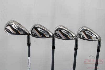 Callaway Mavrik Max Iron Set 8-PW AW Project X Catalyst 55 Graphite Senior Right Handed 38.5in