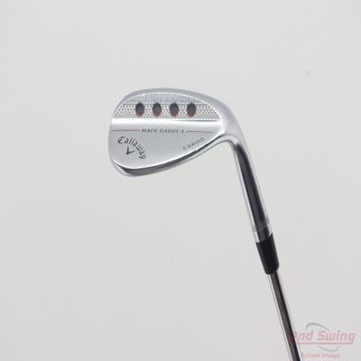 Callaway Mack Daddy 4 Chrome Wedge Lob LW 60° 10 Deg Bounce S Grind Dynamic Gold Tour Issue S200 Steel Stiff Right Handed 35.25in
