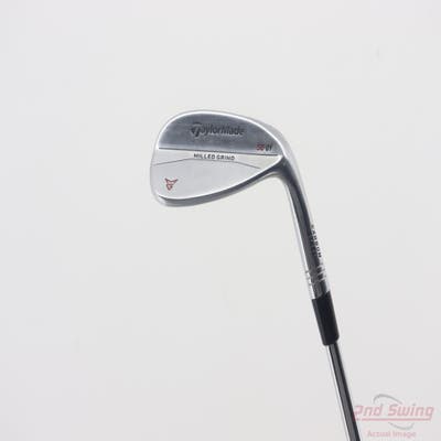 TaylorMade Milled Grind Satin Chrome Wedge Gap GW 52° 9 Deg Bounce SB True Temper Dynamic Gold Steel Wedge Flex Right Handed 35.75in