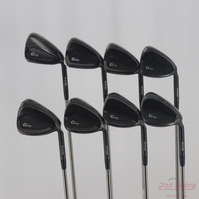 Ping G710 Iron Set 5-PW GW SW UST Mamiya Recoil 780 ES Graphite Regular Right Handed Red dot +1/4"