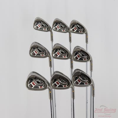 Ping G15 Iron Set 3-GW Ping AWT Steel Stiff Right Handed Yellow Dot +1 1/4"