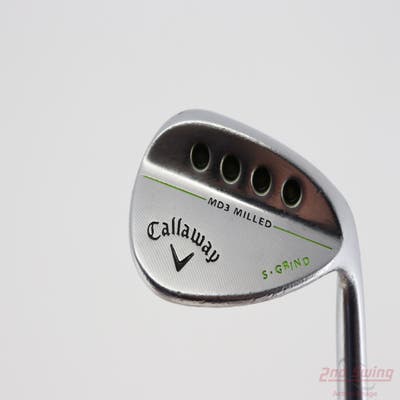Callaway MD3 Milled Chrome S-Grind Wedge Sand SW 54° 10 Deg Bounce S Grind True Temper Elevate 95 Steel Regular Right Handed 35.75in