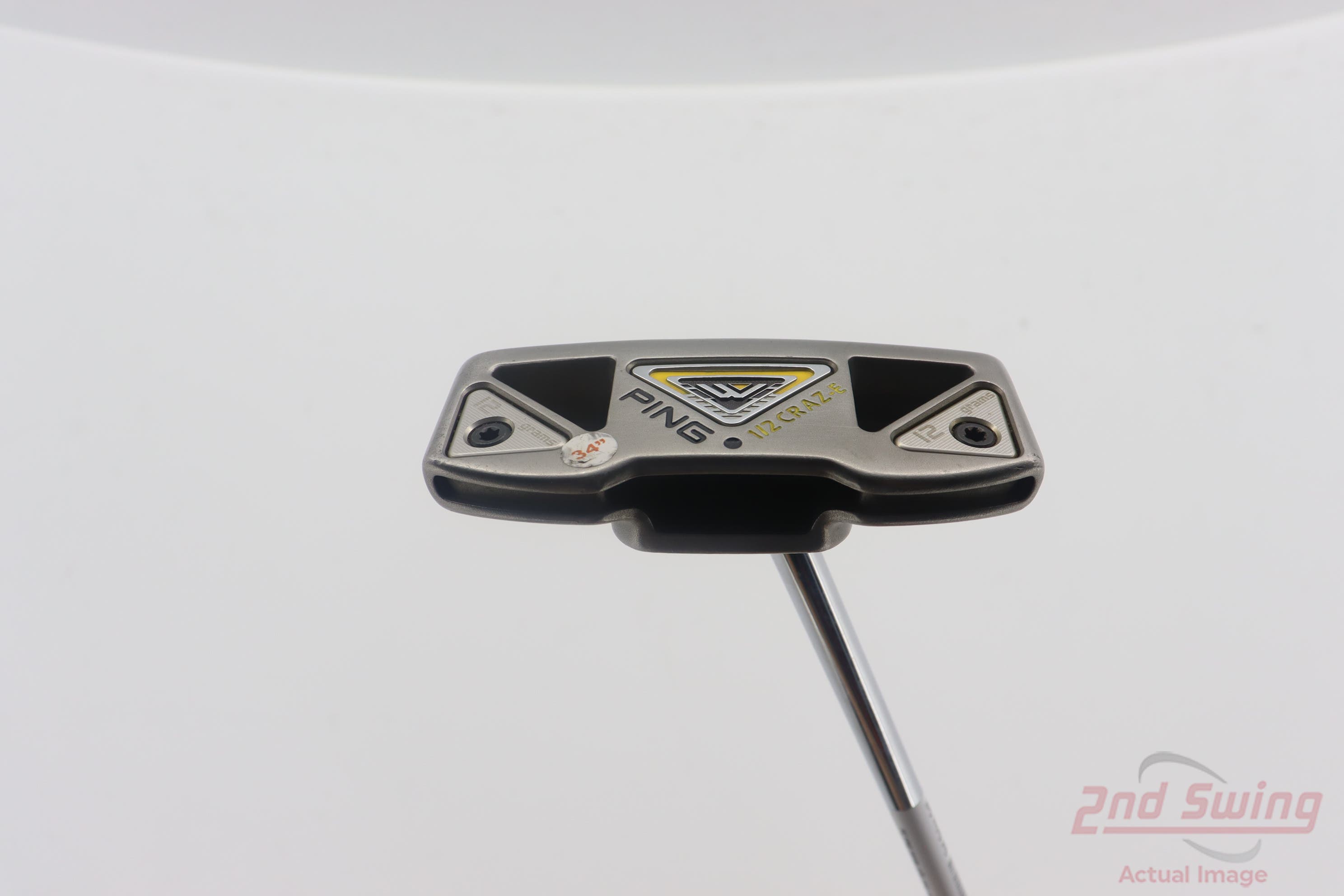 PING - PING i HALF 1/2 CRAZ-E B　社外品ヘッドカバー付　パター Ping i-Series Half Craz-E Putter 35