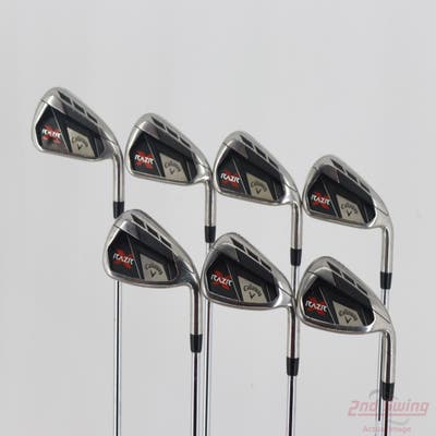 Callaway Razr X Iron Set 4-PW Callaway Razr X Iron Steel Steel Uniflex Right Handed +1 1/2"