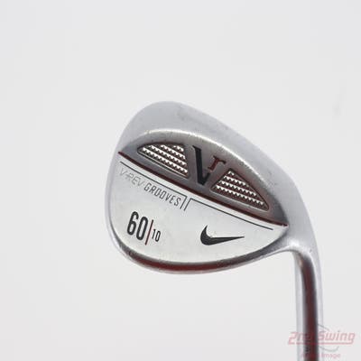 Nike Victory Red V-Rev Satin Chrome Wedge Lob LW 60° 10 Deg Bounce True Temper Dynamic Gold Steel Stiff Right Handed 35.5in