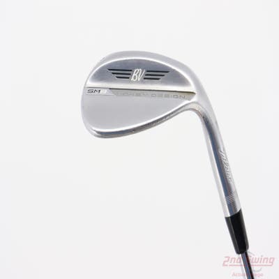 Titleist Vokey SM8 Tour Chrome Wedge Lob LW 58° 12 Deg Bounce D Grind Titleist Vokey BV Steel Wedge Flex Right Handed 35.25in
