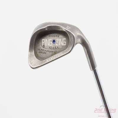 Ping Zing Single Iron 4 Iron Ping JZ Steel Stiff Right Handed Blue Dot 38.5in