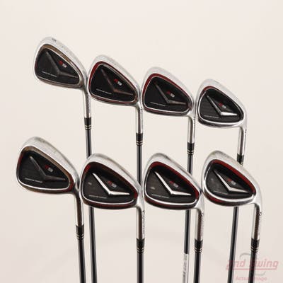 TaylorMade R9 Iron Set 5-PW AW SW TM Fujikura Motore 65 Graphite Regular Right Handed +1/2"