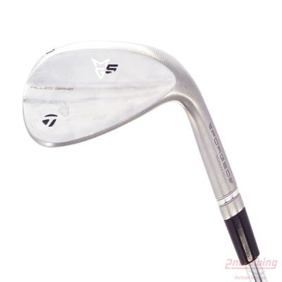 TaylorMade Milled Grind 5 Satin Chrome Wedge Lob LW 60° 9 Deg Bounce SC True Temper Dynamic Gold Tour Issue 115 Steel Wedge Flex Right Handed 35.0in