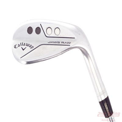 Callaway Jaws Raw Full Toe Chrome Wedge Lob LW 60° 10 Deg Bounce S Grind True Temper Dynamic Gold Tour Issue S400 Steel Stiff Right Handed 35.25in