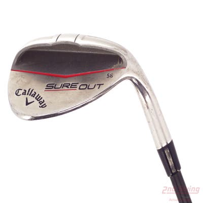 Callaway Sure Out Wedge Lob LW 58° UST Mamiya 65 SURE OUT Steel Wedge Flex Right Handed 35.0in