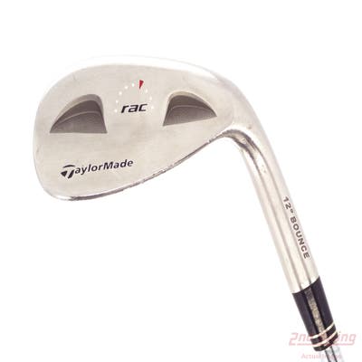 TaylorMade Rac Chrome Wedge Sand SW 56° 12 Deg Bounce True Temper Dynamic Gold Steel Stiff Right Handed 35.75in