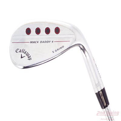 Callaway Mack Daddy 4 Chrome Wedge Sand SW 54° 10 Deg Bounce S Grind True Temper Dynamic Gold Tour Issue S200 Steel Stiff Right Handed 35.25in