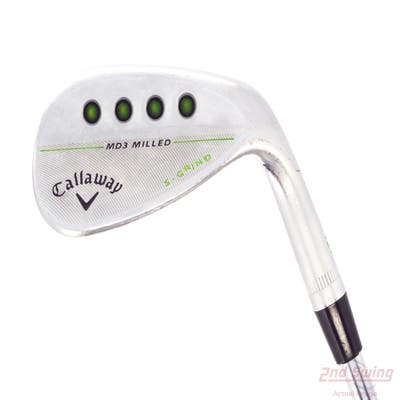 Callaway MD3 Milled Chrome S-Grind Wedge Sand SW 54° 10 Deg Bounce S Grind FST KBS Tour-V 110 Steel Stiff Right Handed 35.5in