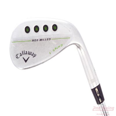Callaway MD3 Milled Chrome S-Grind Wedge Gap GW 50° 10 Deg Bounce S Grind FST KBS Tour-V 110 Steel Stiff Right Handed 35.5in
