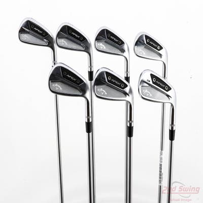 Callaway Apex CB 24 Iron Set 4-PW FST KBS Tour C-Taper Lite Steel X-Stiff Right Handed +1/4"